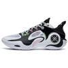 Wade Fission 8 Men Low-Top Basketball Shoes White Black ABPT029-3