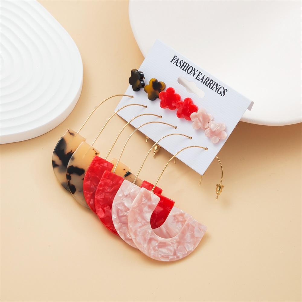 

Винтажные женские серьги-капли, комплект богемных акриловых кисточек, длинные серьги с подвеской, геометрические украшения, подарок на вечеринку