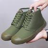 Labor shoes camouflage high-top liberation shoes military training shoes construction site labor protection shoes outdoor sports training shoes