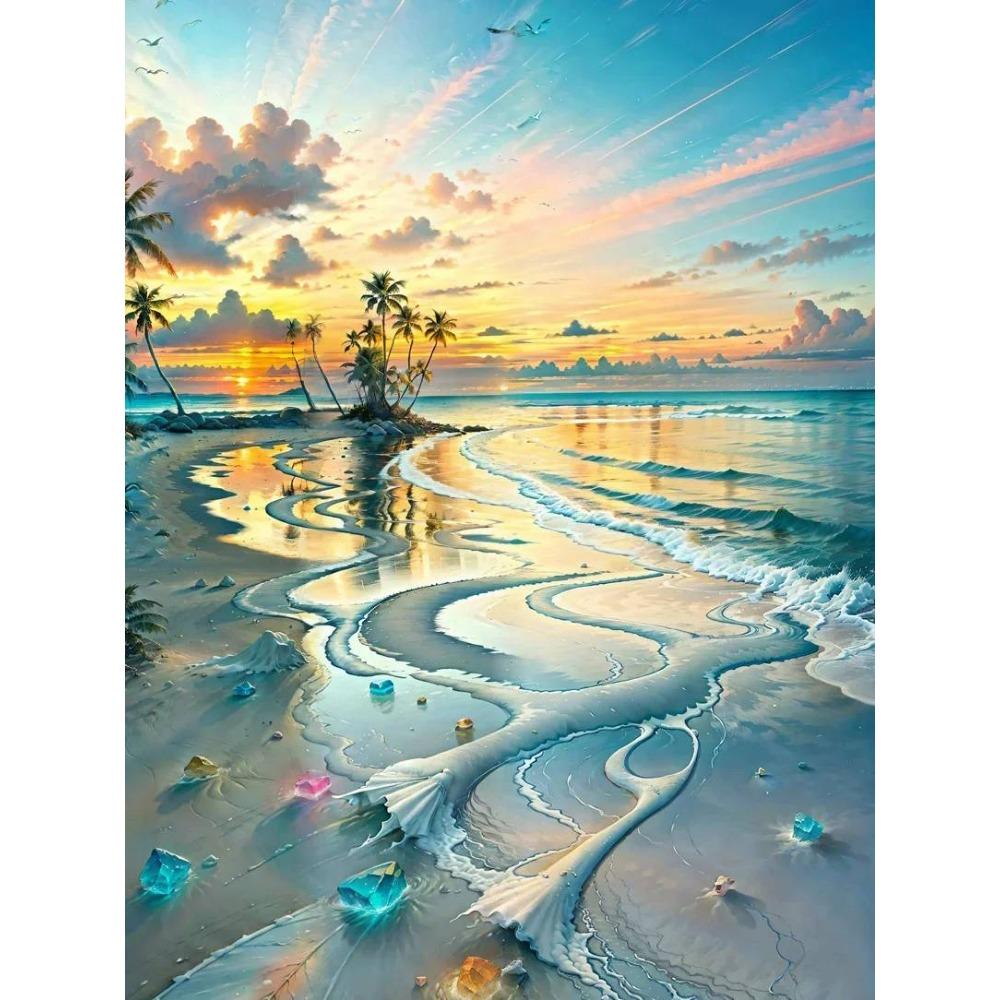 DIY full circle diamond painting Cross stitch 3D landscape home decorative art diamond painting 5d diamond art painting