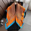 Lightweight 90x90cm Square Scarf Women Navy Style Sun Protection Silk-Like Feel Wear Chic Versatile Accessory