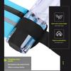 Reflective Running Waist Belt Slim Water Resistant Adjustable Strap for Gym Workout Marathon Jogging Portable Phone Pouch