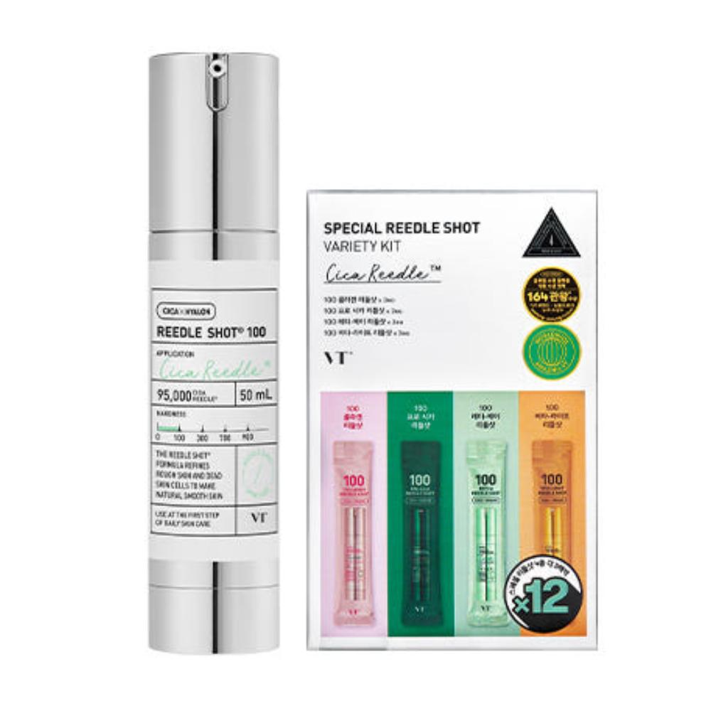 

VT Needle Shot 100 Ампула 50 мл + Специальный набор ампул Needle Shot (2 мл × 12 шт.) – Комплект из 2 предметов