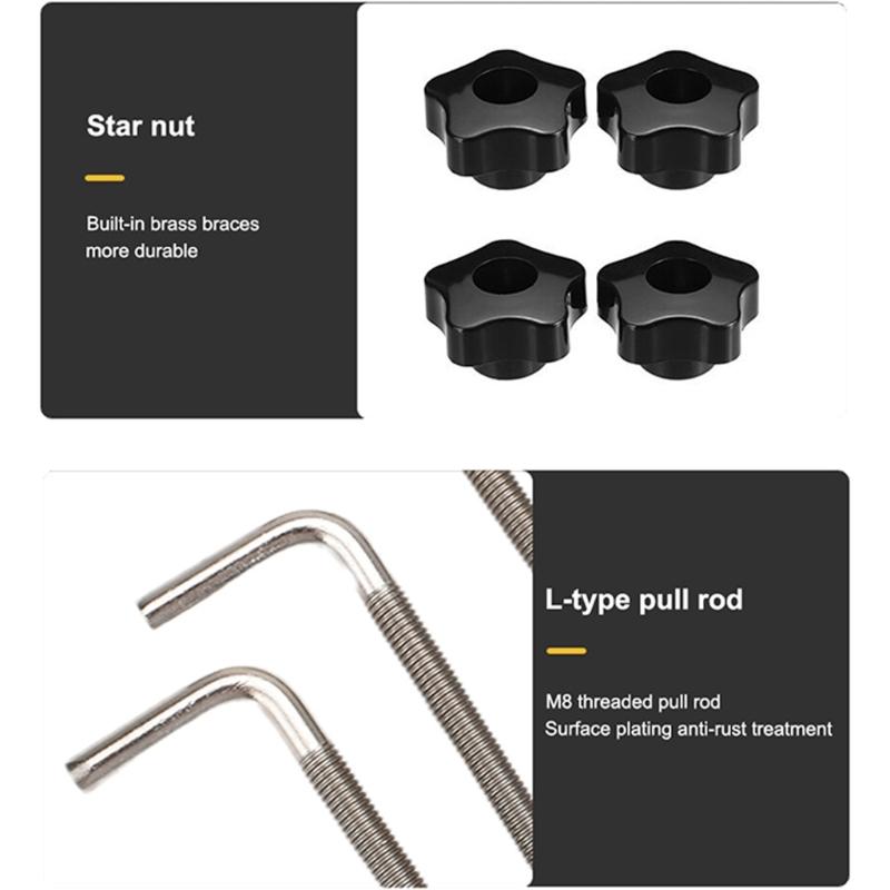 Aluminum Alloy WType Auxiliary Fixture Table Skirt Clamping Square Woodworking Right Angle Clamp Clamping Fixing Clamp