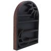 A34R Wood Storage Shelf - Stylish And Practical Wall Shelf, Crescent Sun And Moon Crystal Shelf