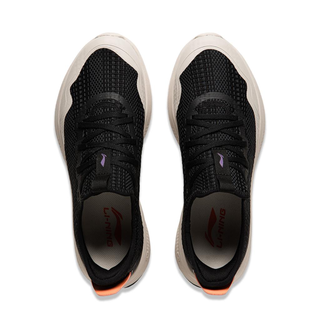 New LiNing Cloud Ease Slip On Shock Absorbers Slip Resistant Abrasion Resistant Low top Casual Shoes Men's Black Gray AGLU261-2