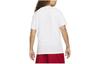 Nike T Shirts Men's White Crew Neck Moderate Straight Fit DZ3280-100