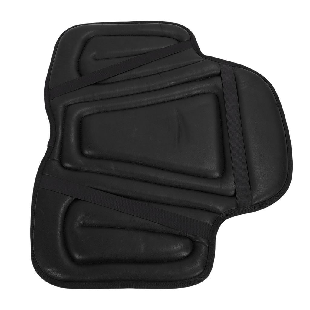 Horse Saddle Cushion Shock Absorbing Western Long Saddle Pad Horse Riding Seat Saddle Cushion Pad Equine Supplies Black