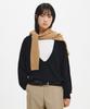 GENERALIDEA [Bora Pick] Deep V-Neck Loose Fit Knit Pullover [Black] / Gf3Lkp506