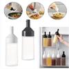 250Ml Kitchen Squeeze Seasoning Bottle With Rack Leak-Proof Condiment Empty Bottles