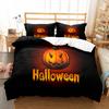 Pumpkin Lantern Duvet Cover Set Polyester Comforter Cover King Queen Full Twin Size Bedding Set With Pillowcase Halloween Gift
