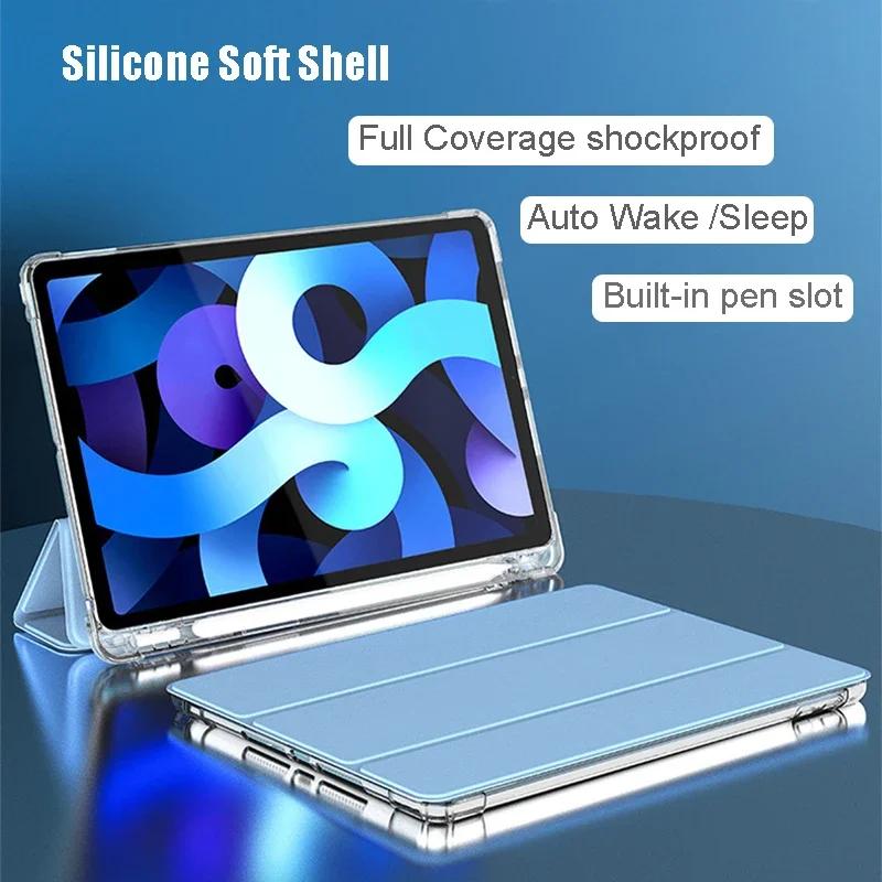 Voor Pad 5 6 Pro 12.4 12.1 Hoes Redmi SE MIPad 5 Pro 6 Pro Redmi Pad 10.61 Cover met Potloodhouder Funda Tablethoes
