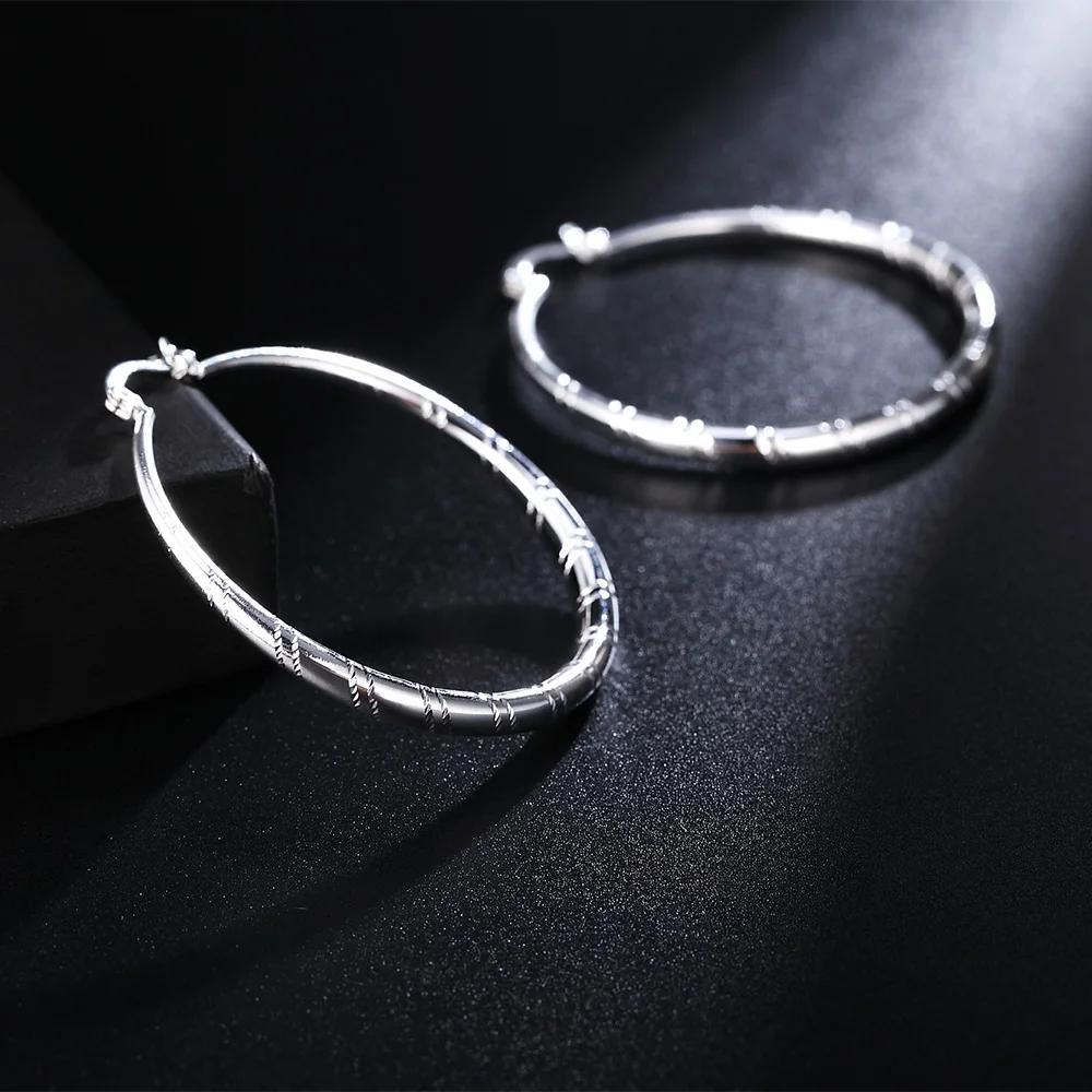 Copper romantic 3-6cm round earrings for women charm fashion jewelry party wedding engagement Christmas gifts