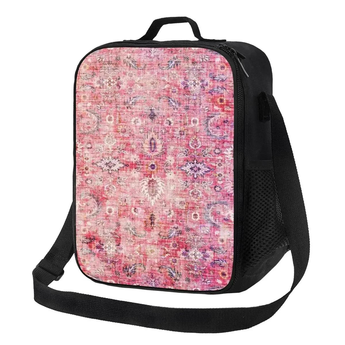 

Эпическая традиционная марокканская спокойная синяя сумка для обеда для богемного портативного холодильника, термобокс для еды, ланч-бокс для кемпинга и путешествий 26.5x20x11.5CM фиолетовый