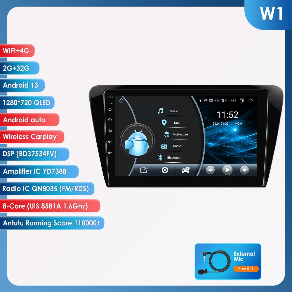 Android Navigation & Reverse Camera System for Volkswagen Skoda Octavia 2013-2018