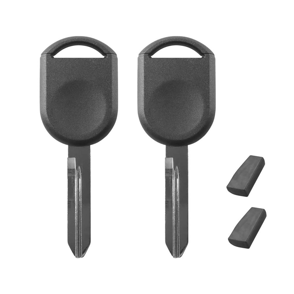 

2x Uncut Ignition Key Transponder Chip For Ford 4D-63 4D63 40-Bit 80-Bit H84-PT