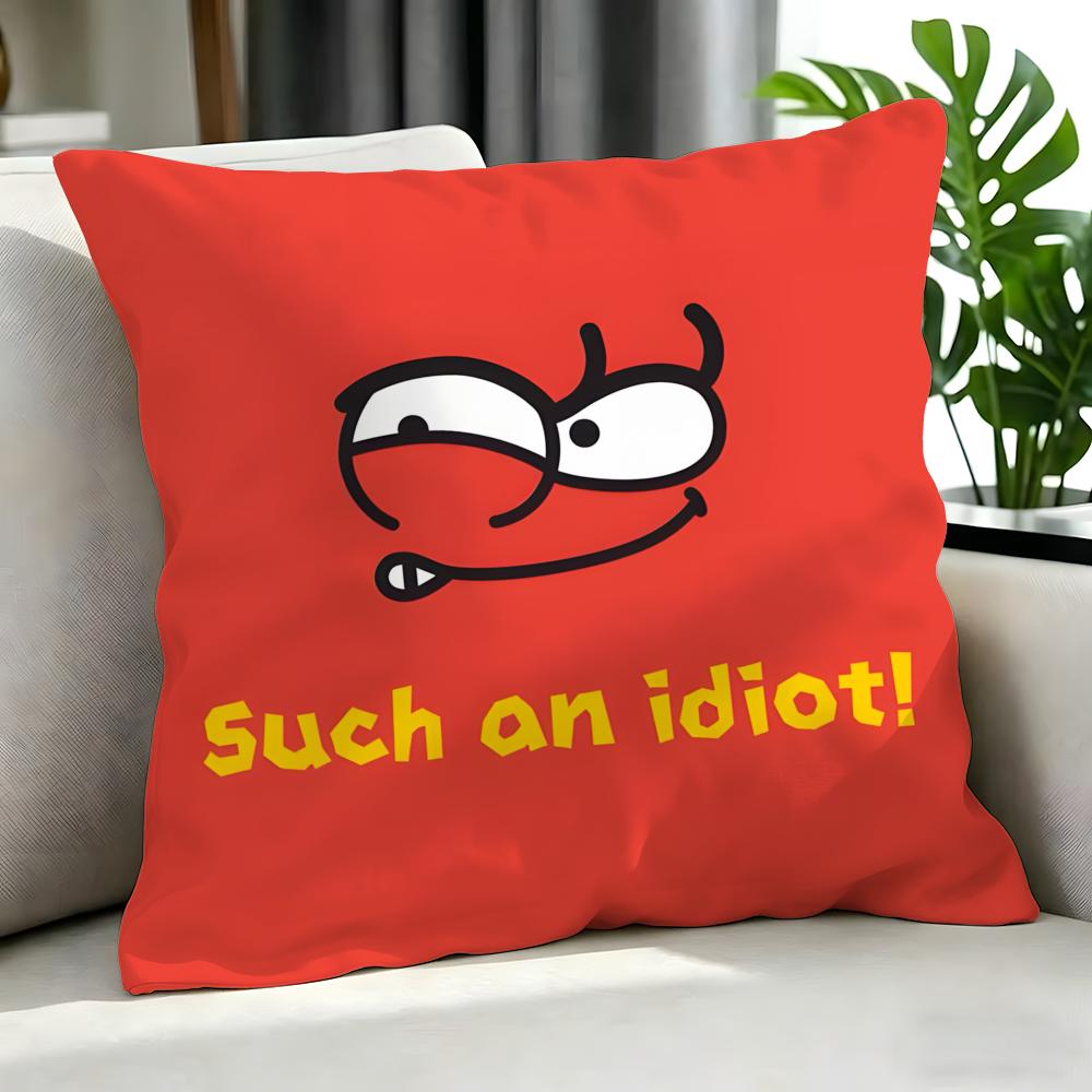 cartoon Larva Cushion Cover Cushion Cover Set Pcs x x x Pillowcase Decorative Sofa Home Decor