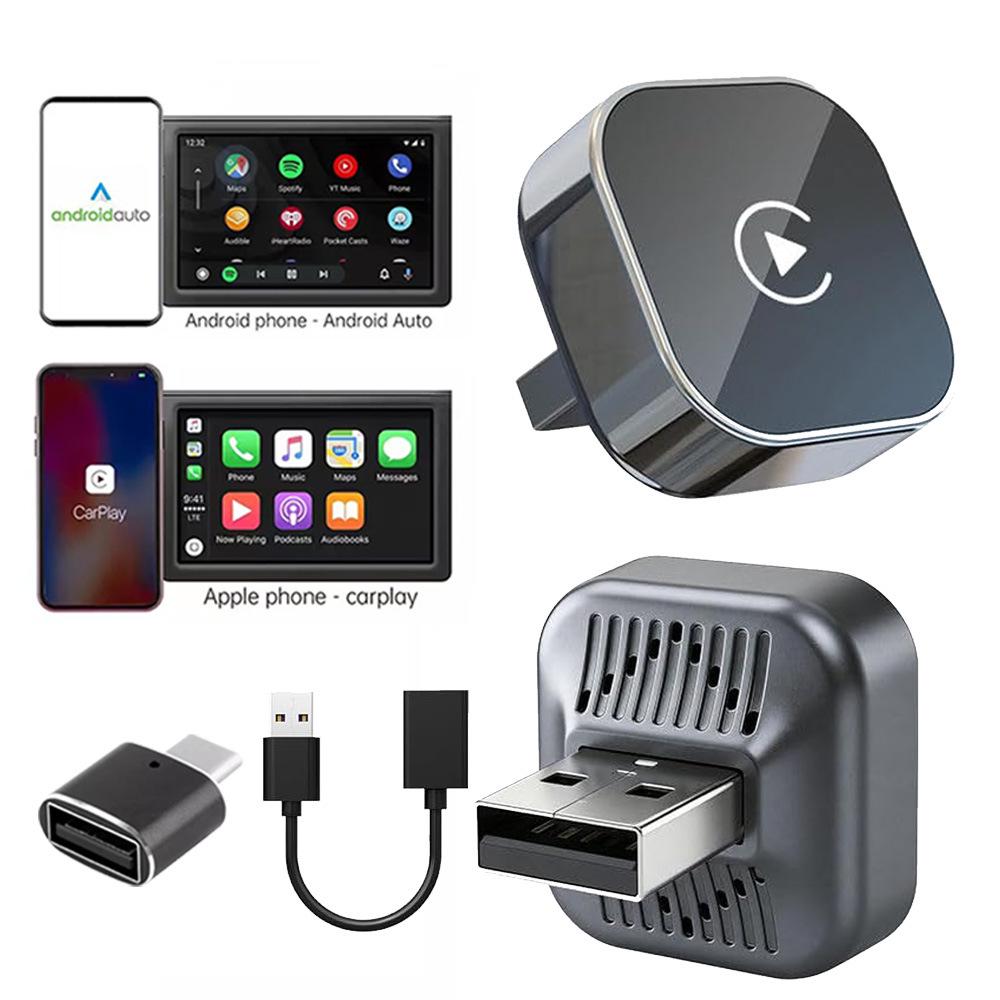 Top-Selling Wireless CarPlay & Android Adapter: Plug-and-Play, OTA Upgrades, Compatible with 98% of Cars