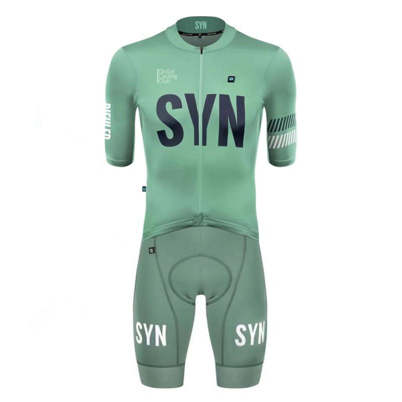 Mens Cycling Jersey Shorts Set Breathable Quick-Dry Road Mountain Bike Apparel
