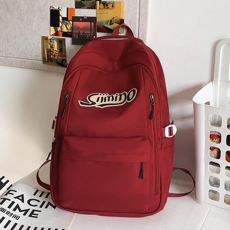 

Primary School Students Junior High School Students High School Students College Students Female Large Capacity Burgundy Men s Backpack