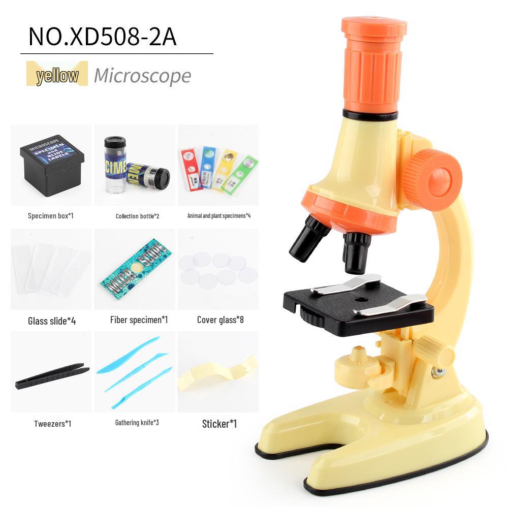 Barnens vetenskapsmikroskopset för grundskoleelever