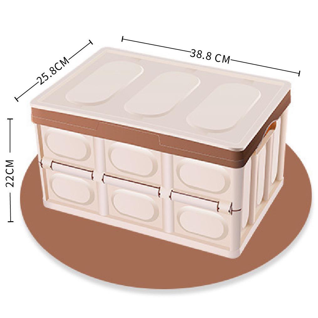 Extra Large Plastic Folding Storage Box for Clothes and Outdoor Car Organizing