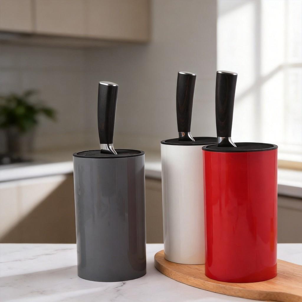 Organizador de Soporte para Cuchillos de Cocina Con Construcción de Plástico Para Uso Doméstico