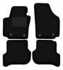 Black Velour Floor Mats For: Seat Altea Minivan (2004-08.2008)