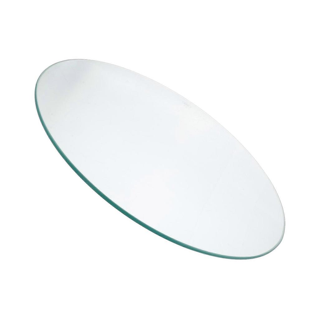 Round Tempered Glass Table Top   Thickened Reinforced Design for Dining, Coffee, and Patio Use   Modern Elegance for Living Room and Restaurant Decor