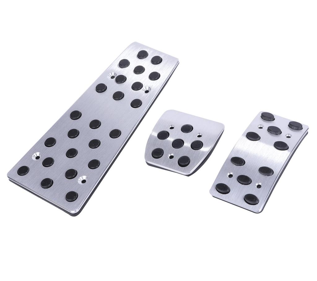 Toyota Hiace 200 Series Aluminum Pedal Set for and Footrests and Manual Fixed Includes Bolts and Fits All Grades and 6th with MT and (4-Piece)