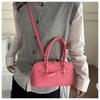 Women'S Able Handbag Retro Style Crossbody Bag For Commuting Soft Pu Shoulder Bag