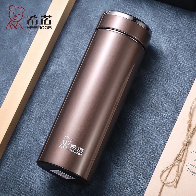 HEENOOR 400ml Stainless Steel Thermos Bottle with Filter