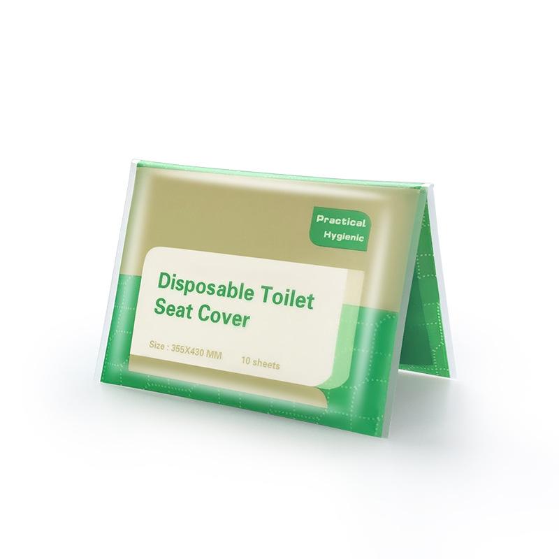 50/30/10PCS Disposable Toilet Seat Cover Disposable Flushable Travel Portable Camping Hotel Degradable Waterproof Toilet Mat