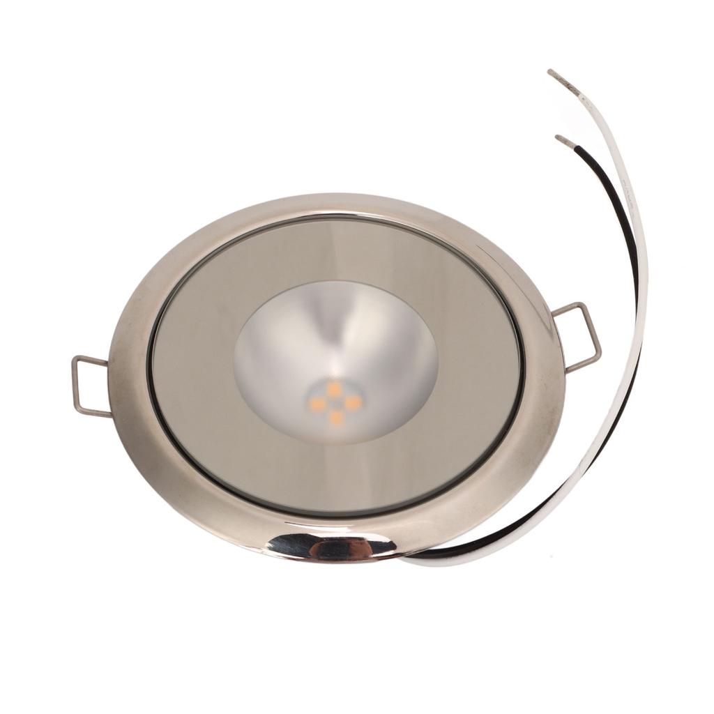 3.5in RV Ceiling Light LED Interior Dome Lamp Warm White 365LM 3000K IP66 Waterproof for Yacht Motor