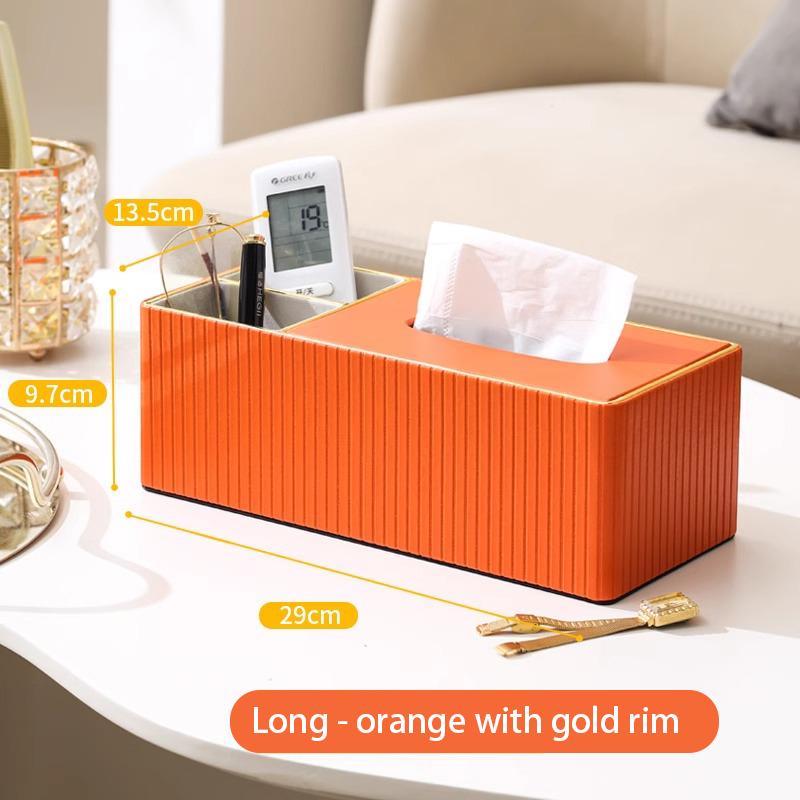 Decorative Tissue Boxhigh Appearance Level Light Luxury Leather Tissue Box Used In Els Living Rooms Office Princess Room