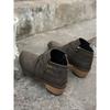 Pointed Toe Woven Martin Boots Women's Winter 2025 New Thick Heel Vintage Side Zipper Plus Size Booties