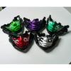Maschera Mezza Faccia Cyberpunk 5 Colori Stile Mecha Maschera Cosplay di Halloween Cinturino Regolabile Comfort Traspirante Copri Viso per Costume di Festa
