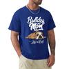 Fun English Bulldog T-shirt Bulldog Mom Life Is Ruff Short Sleeve Casual T-shirt Men Fashion O-neck 100% Cotton TShirts Tee Top