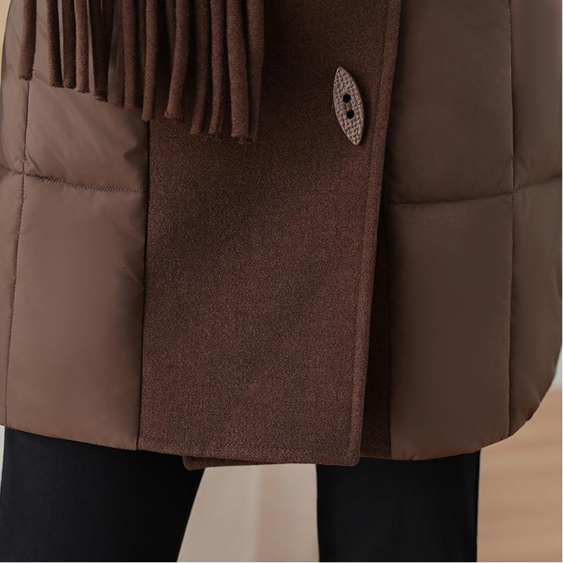 Móda Dámské Zimní Kabáty Plus Size Elegantní Volné Silné Teplé Dlouhé Parky Dámská Bunda