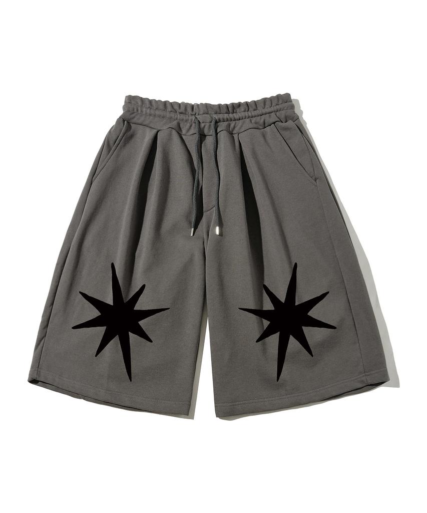 ELIMENO El Stars Double-Pleat Heavy Bermuda Shorts 4 Colors