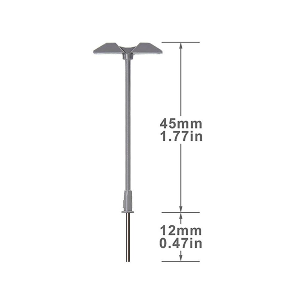Illumination Lamps 20mA 3V DC LED Steel Tubes Street