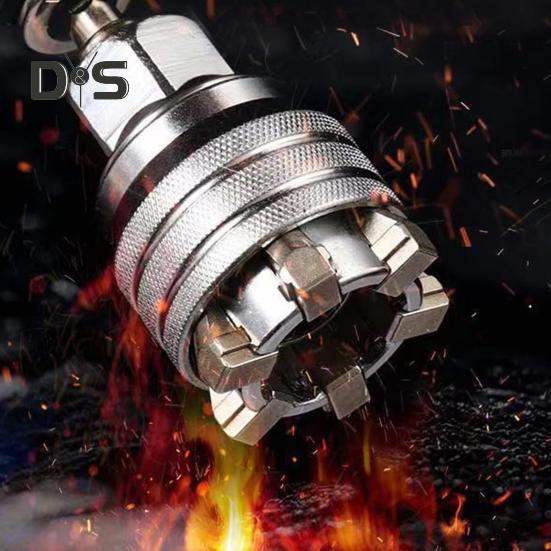 Set de scule cheie tubulară universală reglabilă Operare cu o singură mână Multifuncțional 10mm-19mm Acționare Clichet Cheie dinamometrică Convertor de manșoane