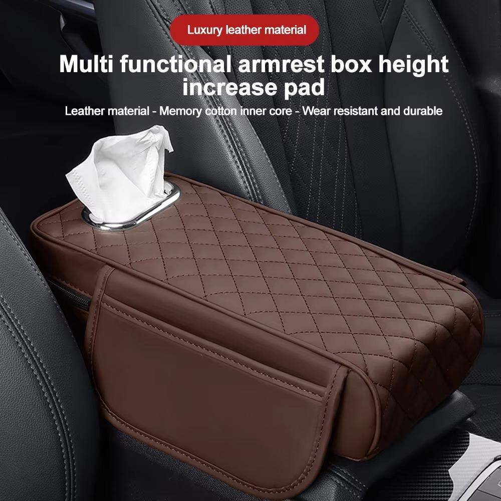 Height Pad Car Armrest Mat Tissue Boxes Armrest Box Car Armrest Box Protective Pad  Universal
