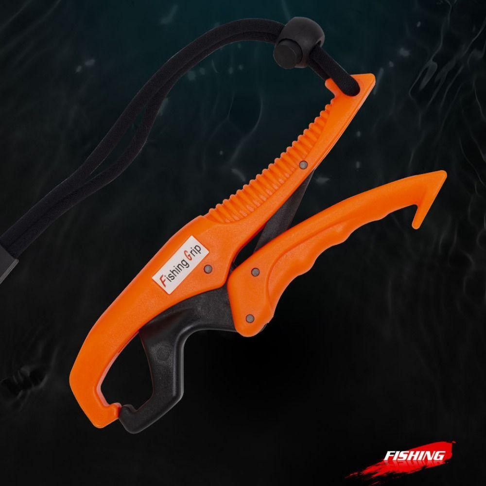With Adjustable Rope Fish Grabber Pliers ABS Plastic Fishing Gripper Fishing Pliers  Fishing
