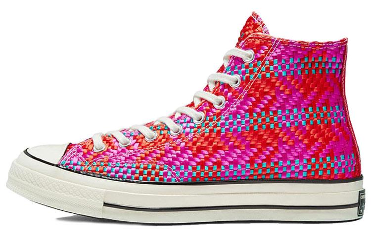 Converse Chuck 70 Hi Culture Weave - Красный Розовый 35