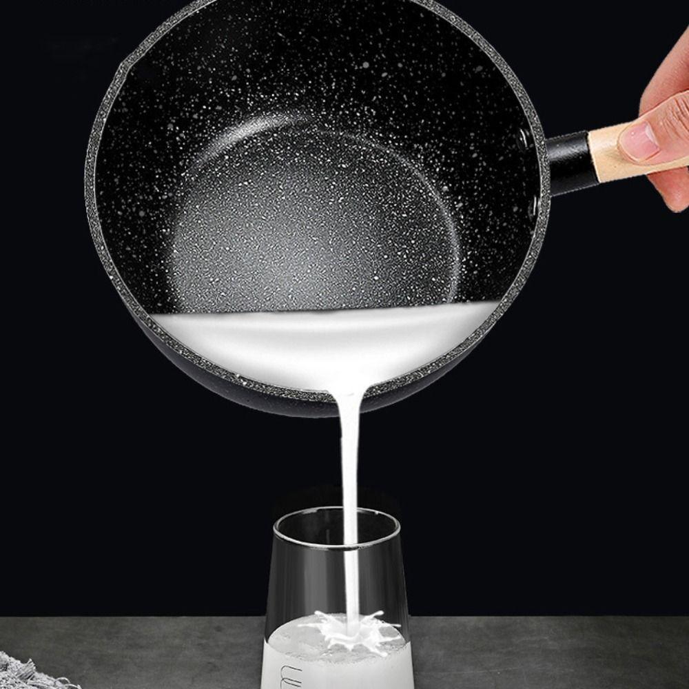 Glass Lid Japanese Style Saucepan Non-stick Noodles Pot Universal Soup Pot  Porridge