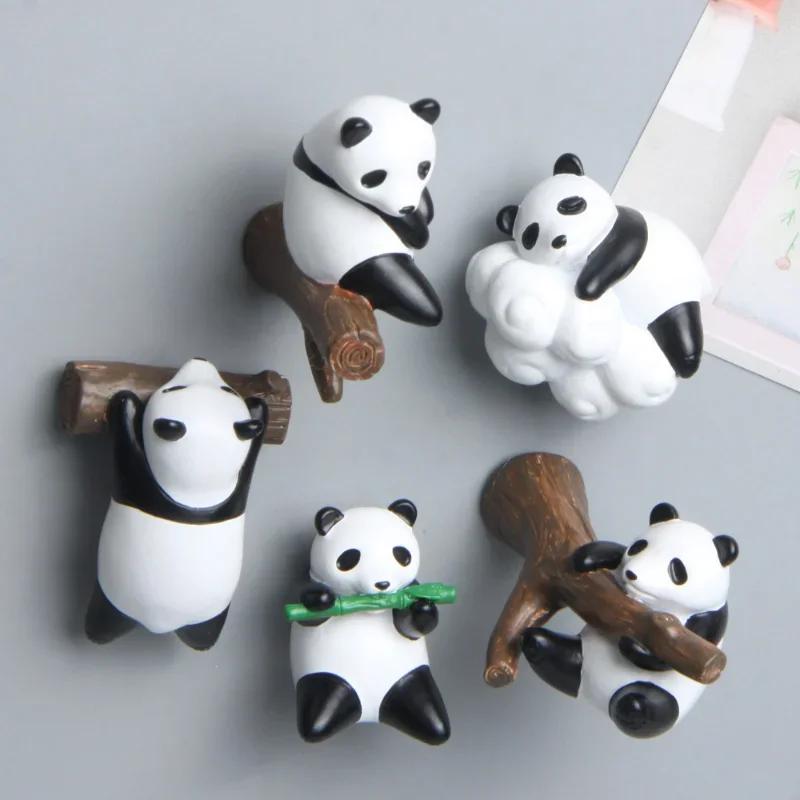 Cartoon Panda Fridge Magnets Refrigerator Message Sticker Home Decoration Kitchen Accessories Tools