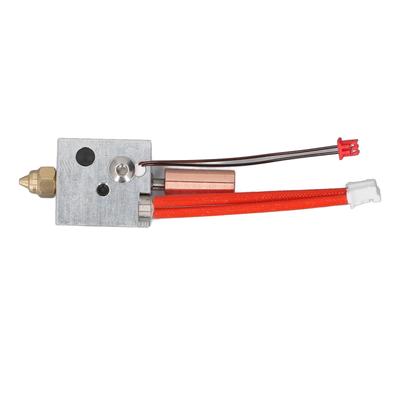 Náhradní sada pro horký konec extrudéru 3D tiskárny Díl Odolná vůči vysokým teplotám 0,4mm mosazná tryska pro