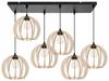 MODERNE HOLZ-LED-DECKENHÄNGELEUCHTE