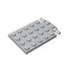 92099 Plate Modified 4 X 6 with Trap Door Hinge Bricks Collections Bulk Modular GBC Toy For Technical MOC Buildings Blocks
